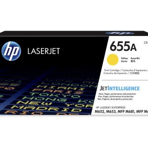 HP 655A - yellow - original - LaserJet - toner cartridge (CF452A)