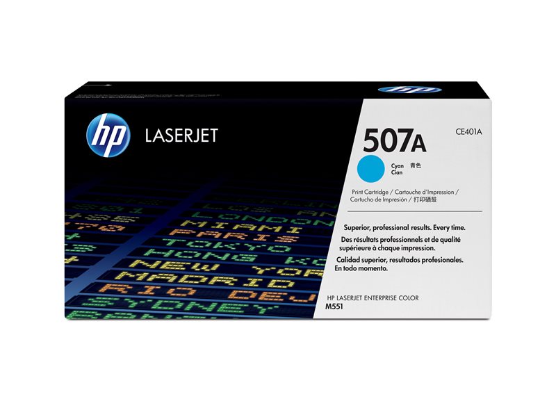 HP 507A - cyan - original - LaserJet - toner cartridge (CE401A) - Image 14