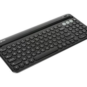 Targus - keyboard - with phone holder - black - antimicrobial Input Device