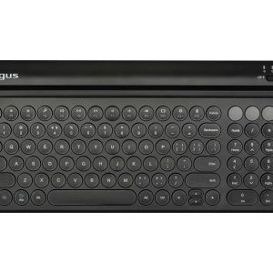 Targus - keyboard - with phone holder - black - antimicrobial Input Device