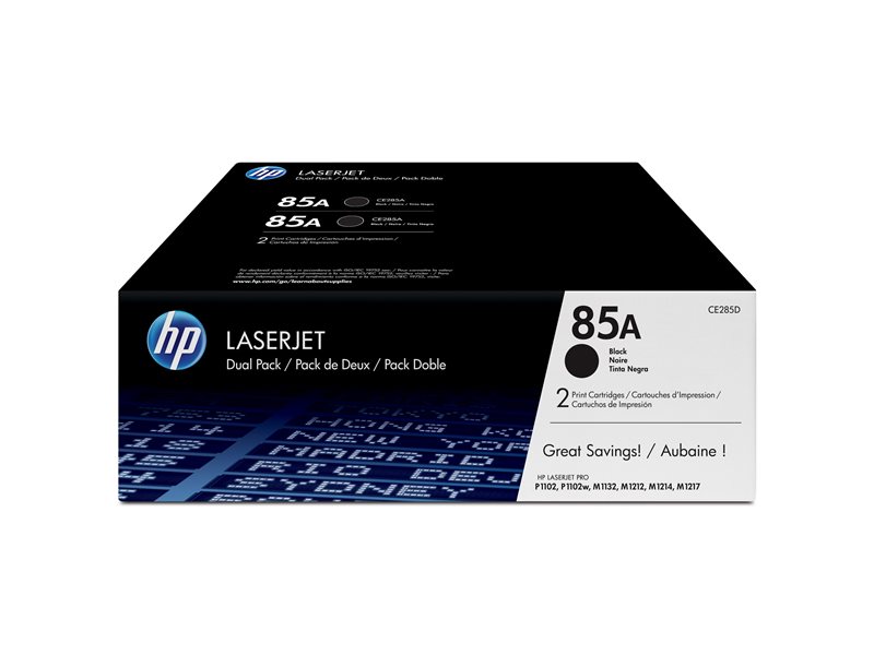 HP 85A - 2-pack - black - original - LaserJet - toner cartridge (CE285AD) - Image 15