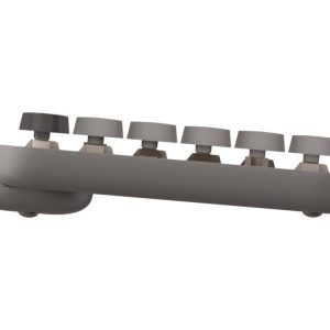 Logitech POP Keys Wireless Mechanical Keyboard with Customizable Emoji Keys - Mist - keyboard - mist sand Input Device