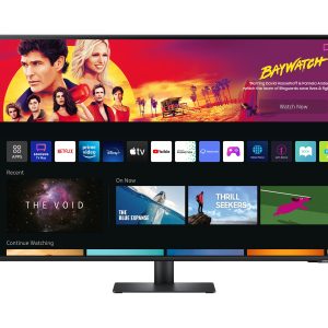 Samsung S43BM700UP - M70B Series - LED monitor - Smart - 43" - 3840 x 2160 4K @ 60 Hz - VA - 300 cd/m² - 5000:1 - HDR10 - 4 ms - 2xHDMI, USB-C - speakers - black