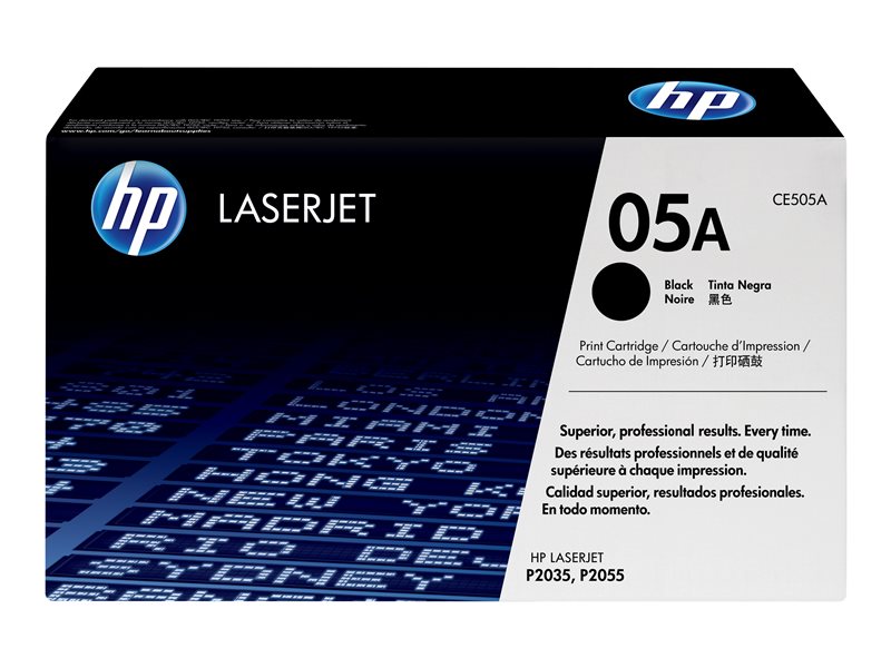HP 05A - black - original - LaserJet - toner cartridge (CE505A) - Image 2