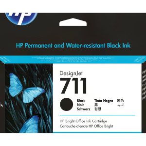 HP 711 - black - original - ink cartridge