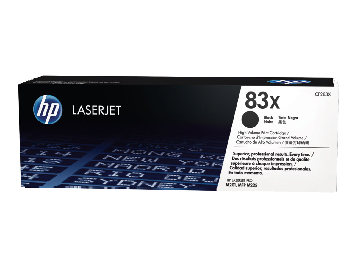 HP 83X - High Yield - black - original - LaserJet - toner cartridge (CF283X) - Image 10