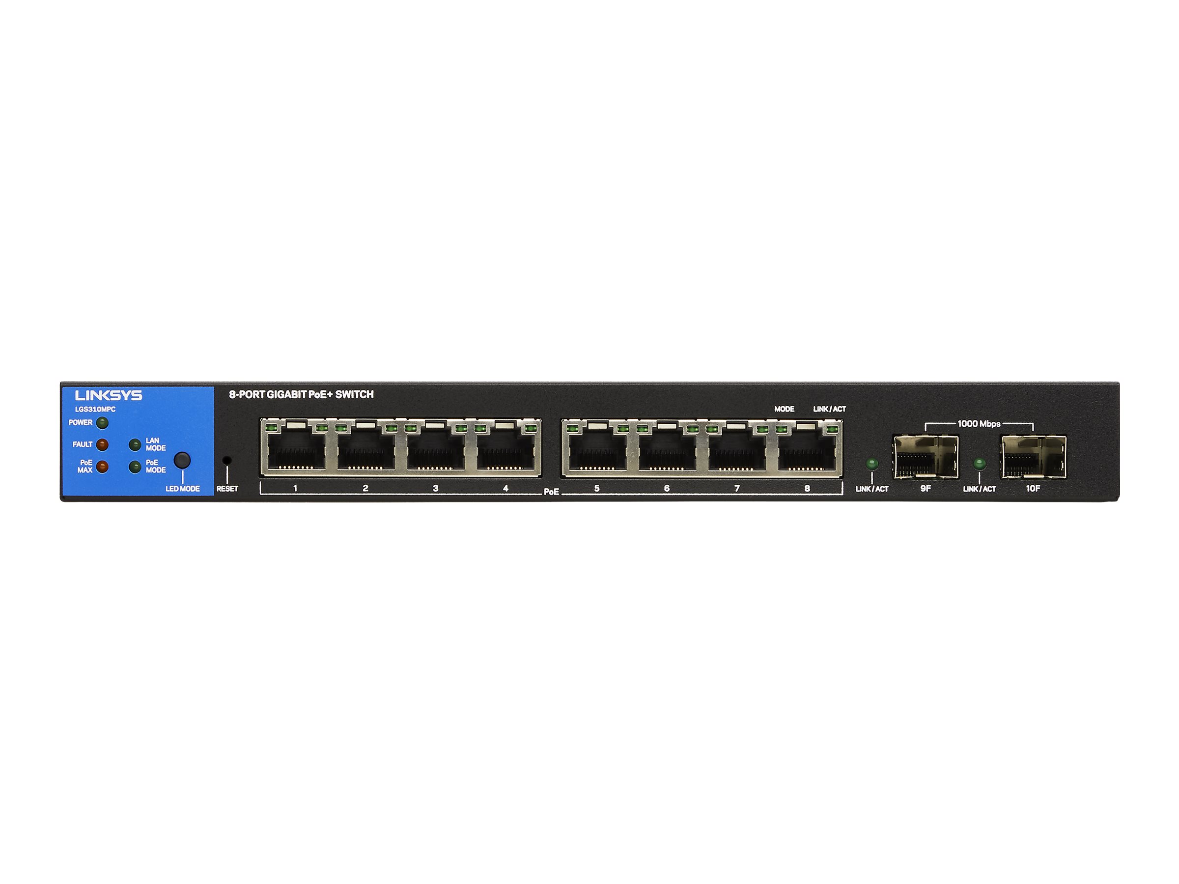 Linksys LGS310MPC - switch - 8 ports - smart - TAA Compliant - Image 11