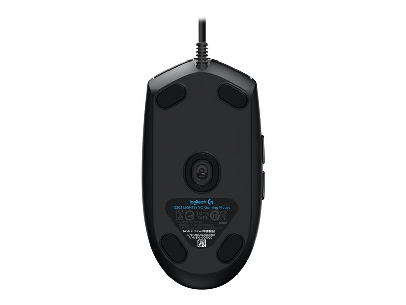 Logitech Gaming Mouse G203 LIGHTSYNC - mouse - USB - black - Image 7