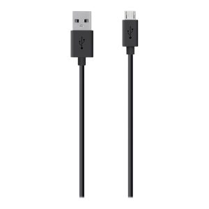Belkin MIXIT 4ft Micro USB ChargeSync Cable, Black - USB cable - Micro-USB Type B to USB - 1.22 m