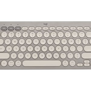 Logitech K380 Multi-Device Bluetooth Wireless Keyboard - Sand - keyboard - sand Input Device