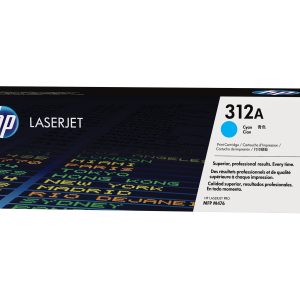 HP 312A - cyan - original - LaserJet - toner cartridge (CF381A)