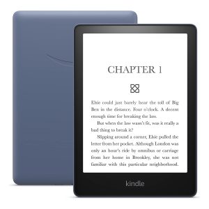 Amazon Kindle Paperwhite - 11th generation - eBook reader - 16 GB - 6.8" monochrome Paperwhite - touchscreen - Bluetooth, Wi-Fi - denim - Lockscreen Ad-Supported
