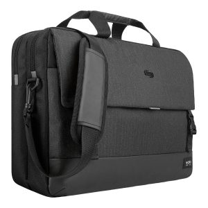SOLO Notch Briefcase - GRAVITY COLLECTION - notebook carrying case - 15.6" - gray, black, black camo lining