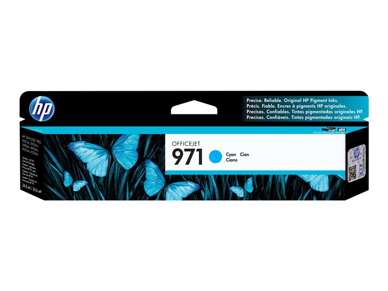 HP 971 - cyan - original - Officejet - ink cartridge - Image 4
