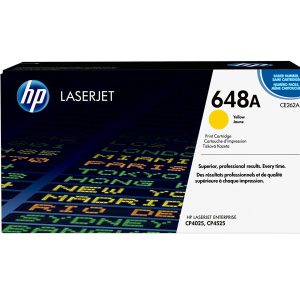 HP 648A - yellow - original - LaserJet - toner cartridge (CE262A)