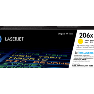 HP 206X - High Yield - yellow - original - LaserJet - toner cartridge (W2112X)