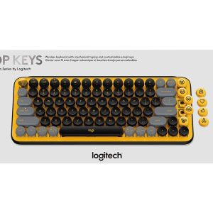 Logitech POP Keys - keyboard - QWERTY - US - blast Input Device