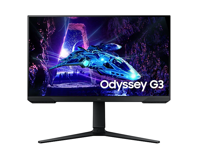 Samsung Odyssey G3 S27DG300EN - G30D Series - LED monitor - gaming - 27" - 1920 x 1080 Full HD (1080p) @ 180 Hz - VA - 250 cd/m² - 3000:1 - HDR10 - 1 ms - HDMI, DisplayPort - black