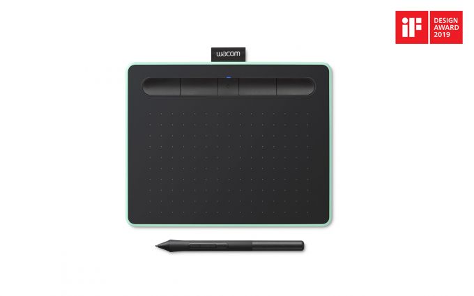 Wacom Intuos Creative Pen Small - digitizer - USB, Bluetooth - pistachio green