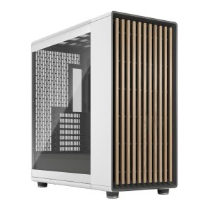 Fractal Design North XL - Tower - extended ATX - windowed side panel (tempered glass) - no power supply (ATX) - chalk white - USB/Audio/Mic
