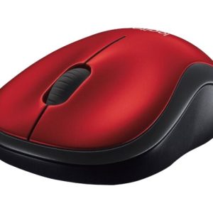 Logitech M185 - mouse - 2.4 GHz - red