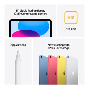 Apple iPad A16 Wi-Fi - tablet - 256 GB - 11"