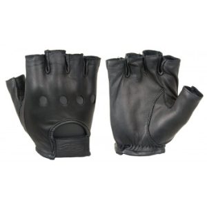 Leather Driving Gloves (1/2 Finger)