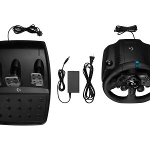Logitech G923 Racing - wheel and pedals set - wired