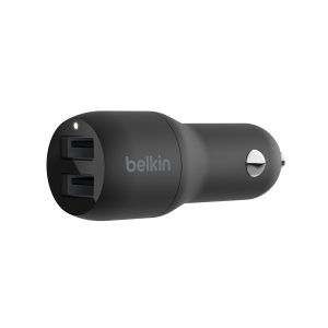 Belkin BoostCharge Dual Charger car power adapter - USB - 24 Watt