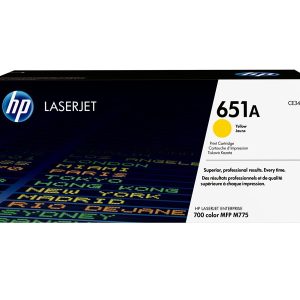 HP 651A - yellow - original - LaserJet - toner cartridge (CE342A)