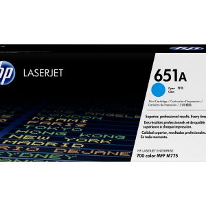 HP 651A - cyan - original - LaserJet - toner cartridge (CE341A)