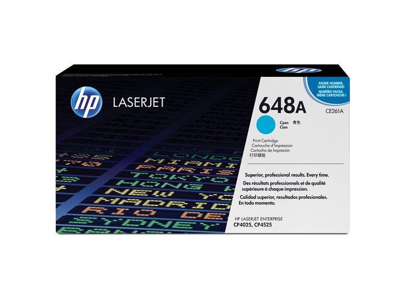 HP 648A - cyan - original - LaserJet - toner cartridge (CE261A) - Image 16