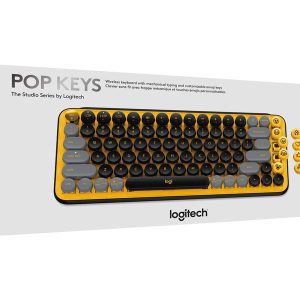 Logitech POP Keys - keyboard - QWERTY - US - blast Input Device