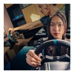 Logitech G923 Racing - wheel and pedals set - wired