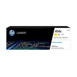 HP 414X - High Yield - yellow - original - LaserJet - toner cartridge (W2022X)