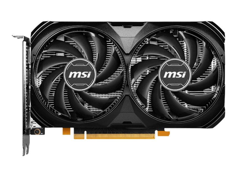 MSI GeForce RTX 4060 VENTUS 2X BLACK 8G OC - Graphics card - GeForce RTX 4060 - 8 GB GDDR6 - PCIe 4.0 x8 - HDMI, 3 x DisplayPort - box