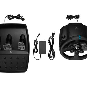 Logitech G923 Racing - wheel and pedals set - wired