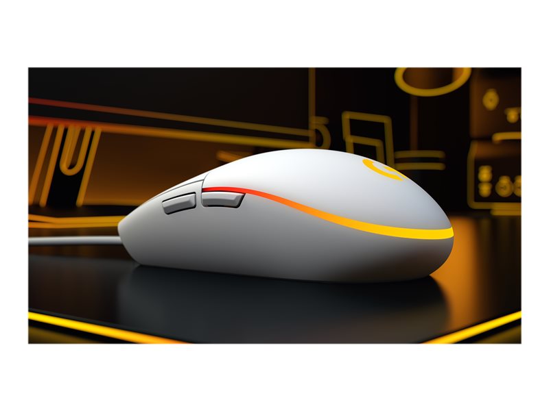 Logitech Gaming Mouse G203 LIGHTSYNC - mouse - USB - white - Image 12