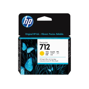 HP 712 - yellow - original - DesignJet - ink cartridge