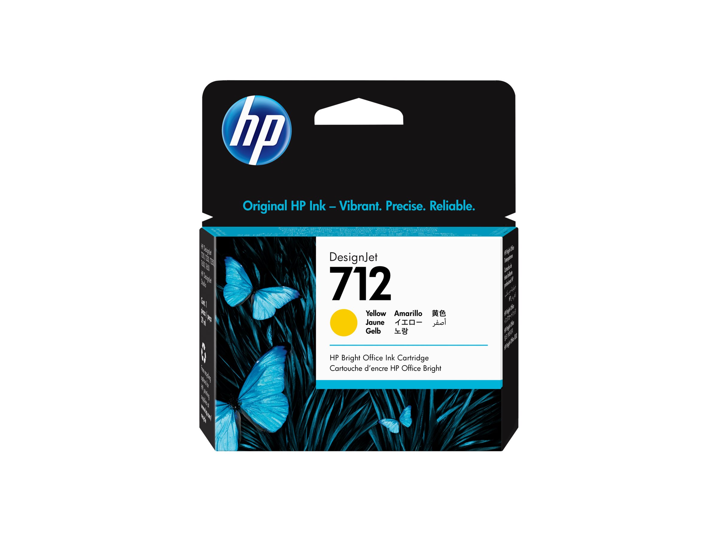 HP 712 - yellow - original - DesignJet - ink cartridge - Image 11