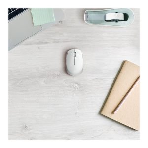 Logitech M170 Wireless Mouse, Ambidextrous, Off-white - mouse - 2.4 GHz - off-white