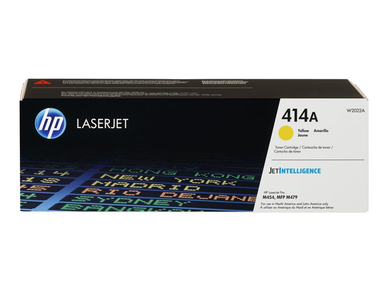 HP 414A - yellow - original - LaserJet - toner cartridge (W2022A) - Image 2