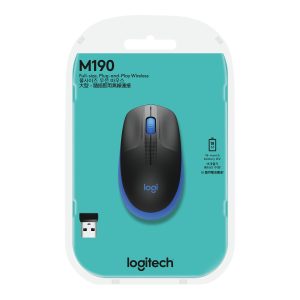 Logitech M190 - mouse - blue