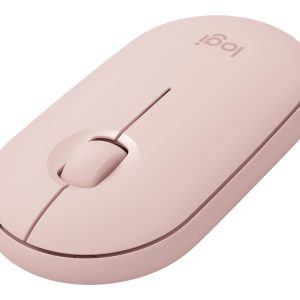 Logitech Pebble M350 - mouse - Bluetooth, 2.4 GHz - rose