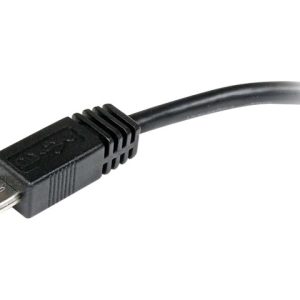 StarTech.com 6in Micro USB to Mini USB Adapter Cable M/F - Micro USB male to Mini USB female - Micro USB to Mini USB Adapter (UUSBMUSBMF6) - USB adapter - mini-USB Type B to Micro-USB Type B - 15.24 cm