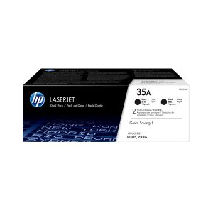 HP 35A - 2-pack - black - original - LaserJet - toner cartridge (CB435AD)
