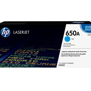HP 650A - cyan - original - LaserJet - toner cartridge (CE271A)