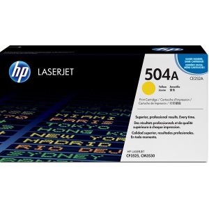 HP 504A - yellow - original - LaserJet - toner cartridge (CE252A)