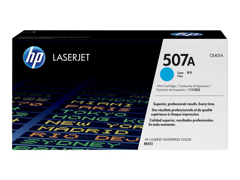 HP 507A - cyan - original - LaserJet - toner cartridge (CE401A) - Image 3