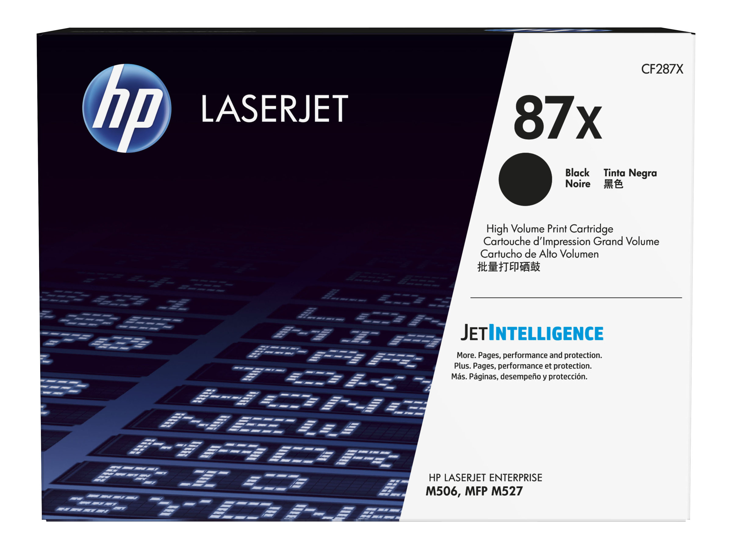 HP 87X - High Yield - black - original - LaserJet - toner cartridge (CF287X)